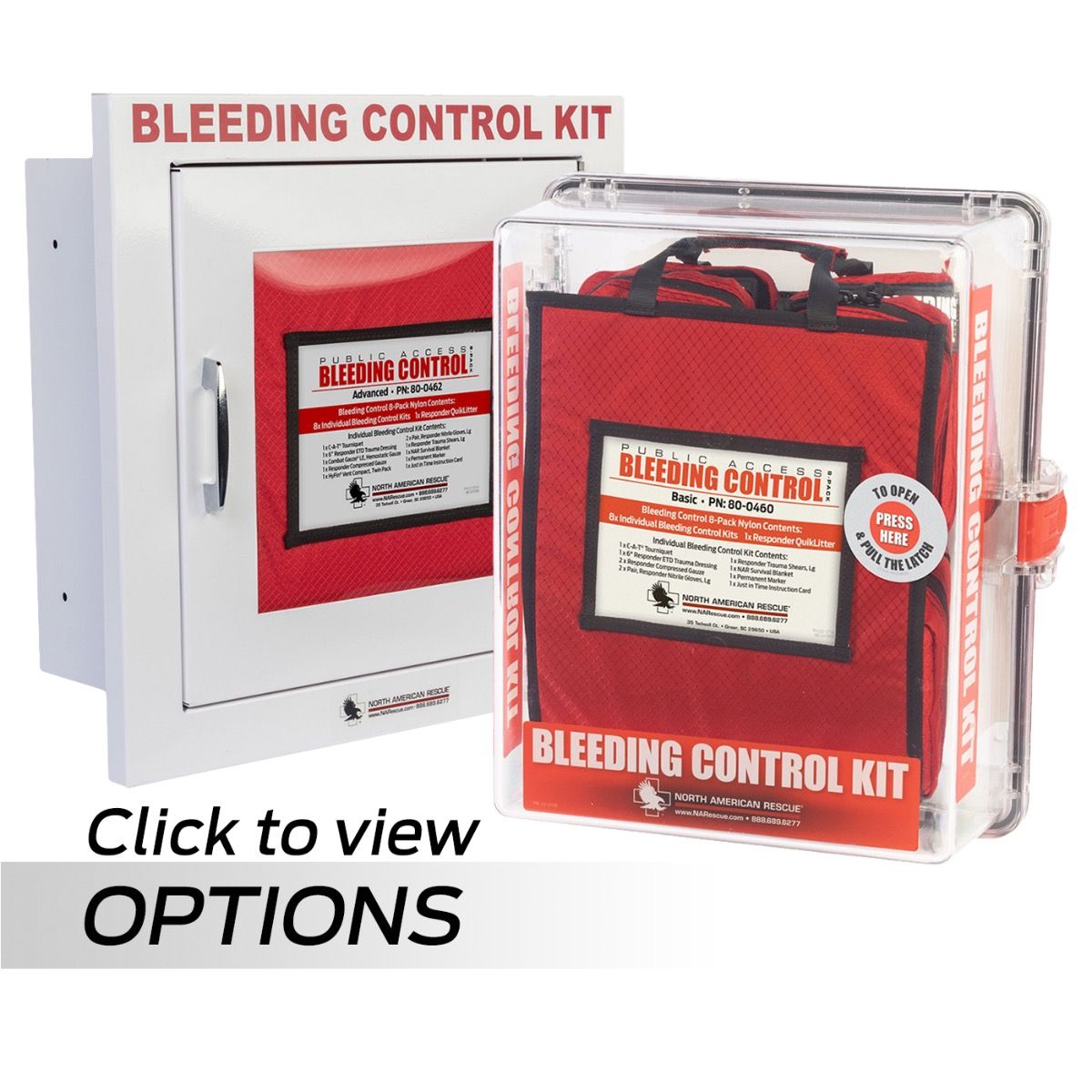 Public Access Bleeding Control Stations – 8-PACK Nylon - B&E Medical ...